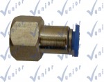 Conector Recto Hembra Prestolock 1/4 X1/4 (313) Ktc